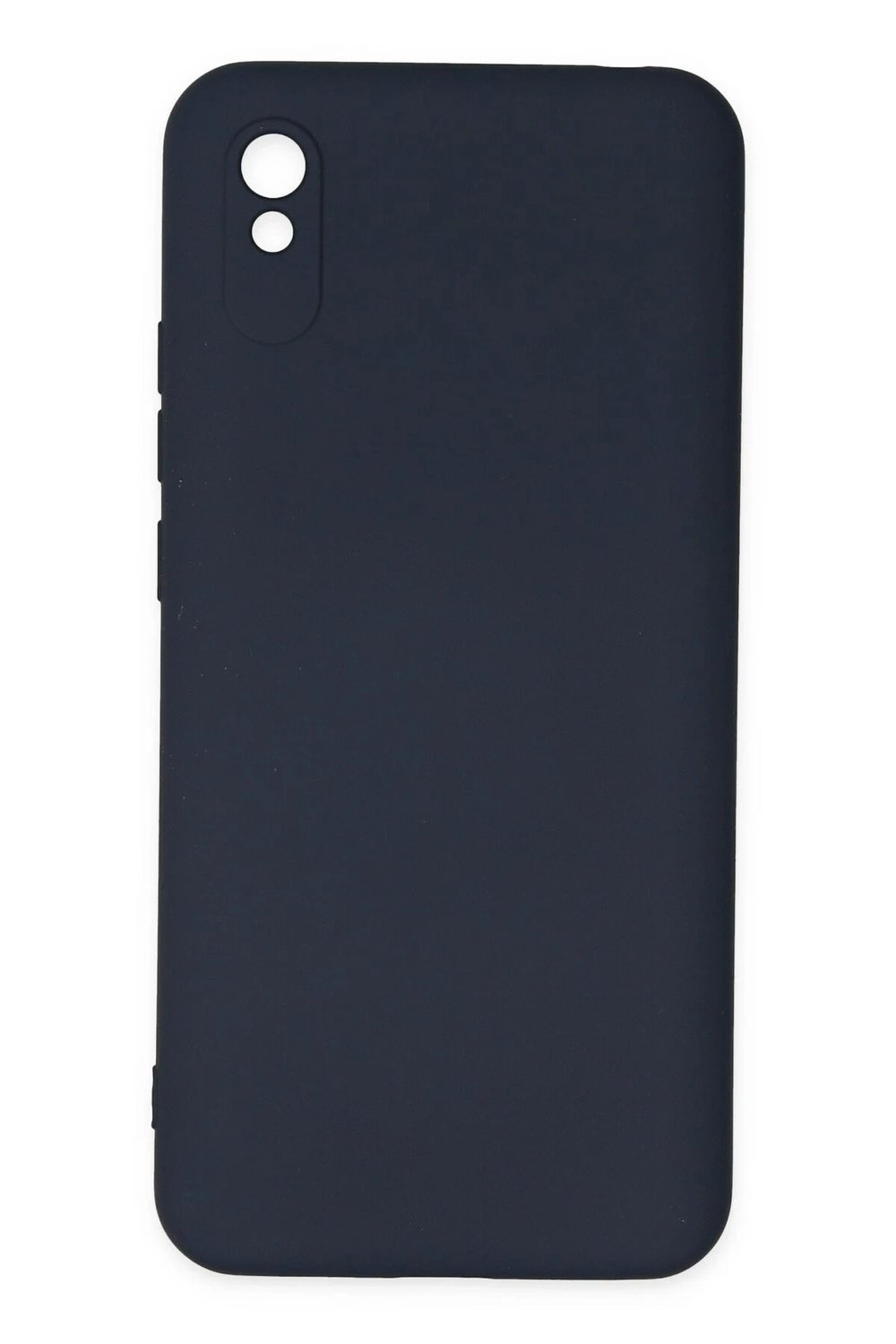 Mey İthalat®   Redmi 9A Kılıf Nano içi Kadife Silikon - Lacivert