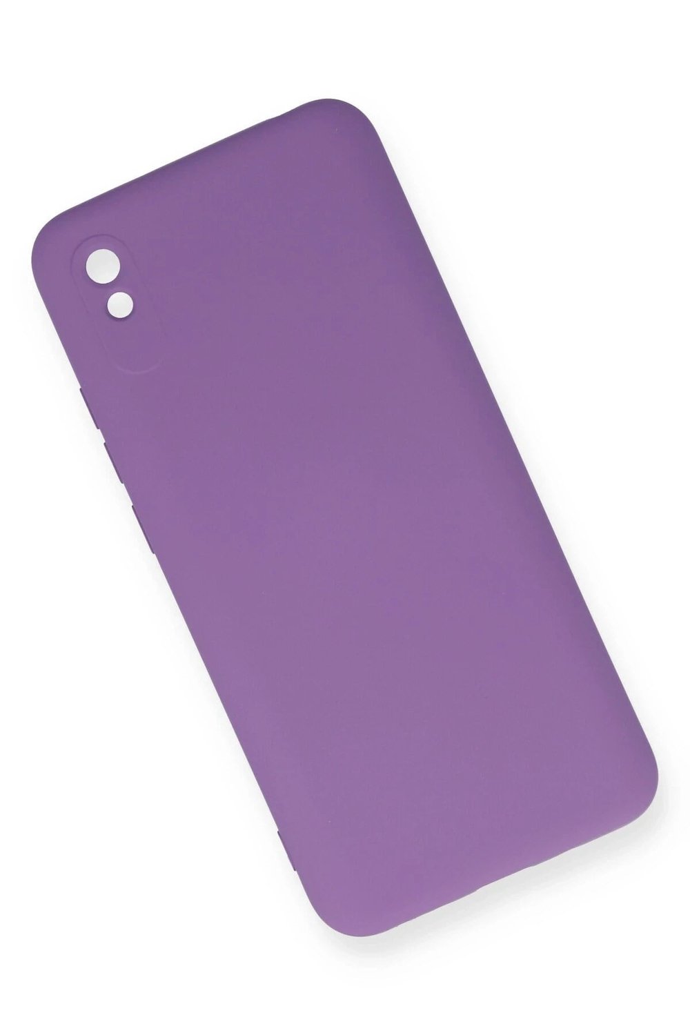 Mey İthalat®   Redmi 9A Kılıf Nano içi Kadife Silikon - Mor