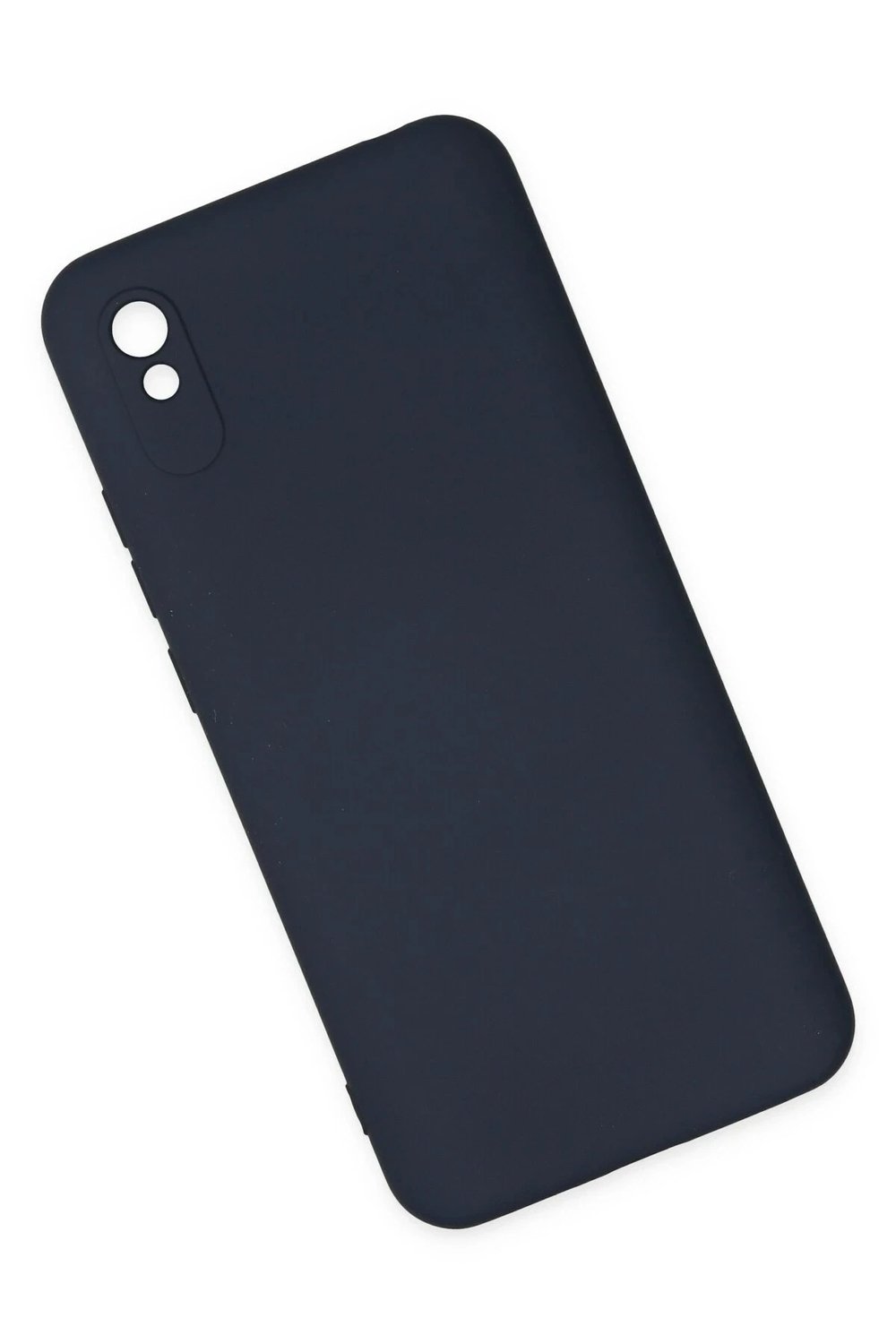 Mey İthalat®   Redmi 9A Kılıf Nano içi Kadife Silikon - Lacivert