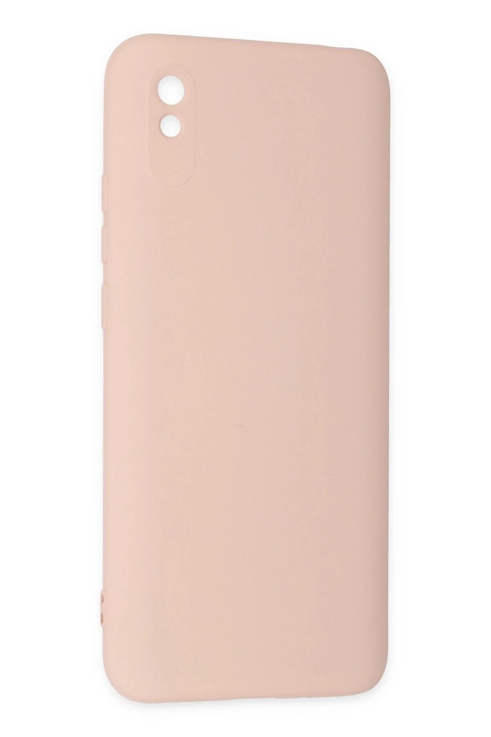 Mey İthalat®   Redmi 9A Kılıf Nano içi Kadife Silikon - Pudra