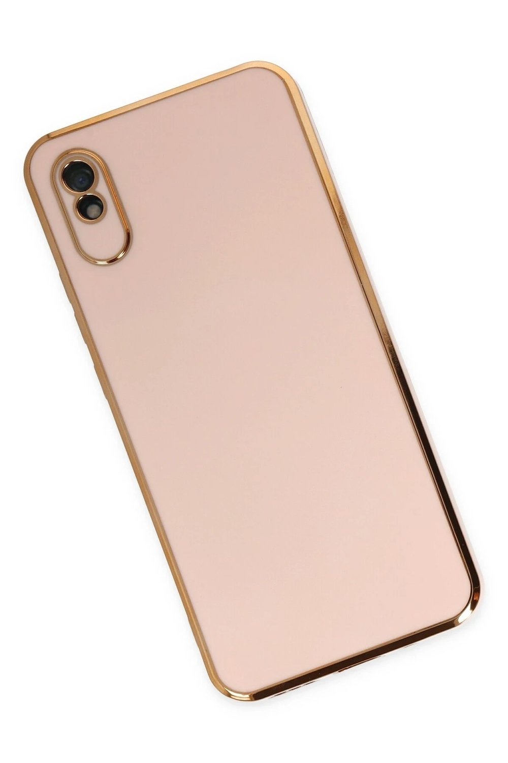 Mey İthalat®   Redmi 9A Kılıf Volet Silikon - Pembe