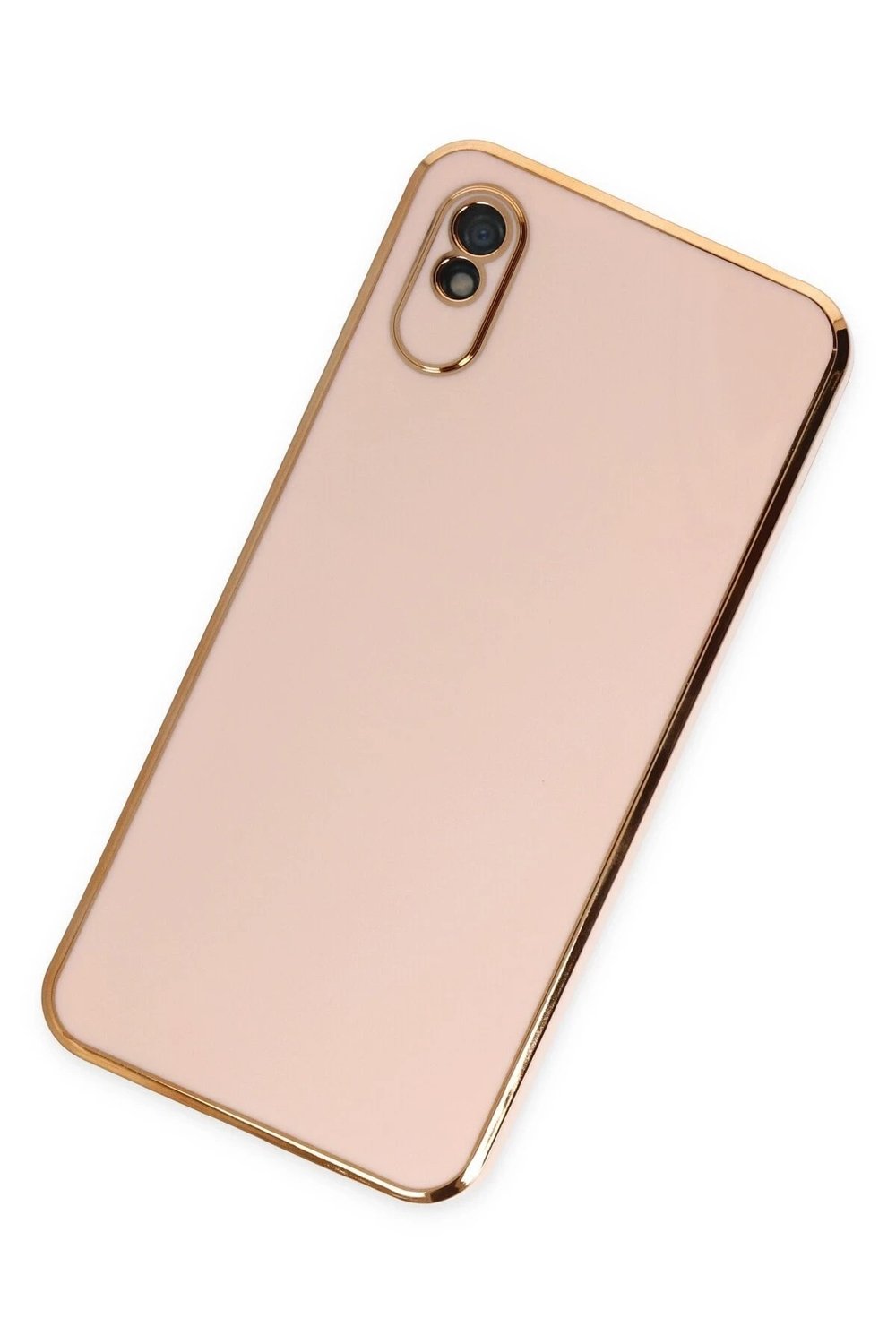 Mey İthalat®   Redmi 9A Kılıf Volet Silikon - Pembe