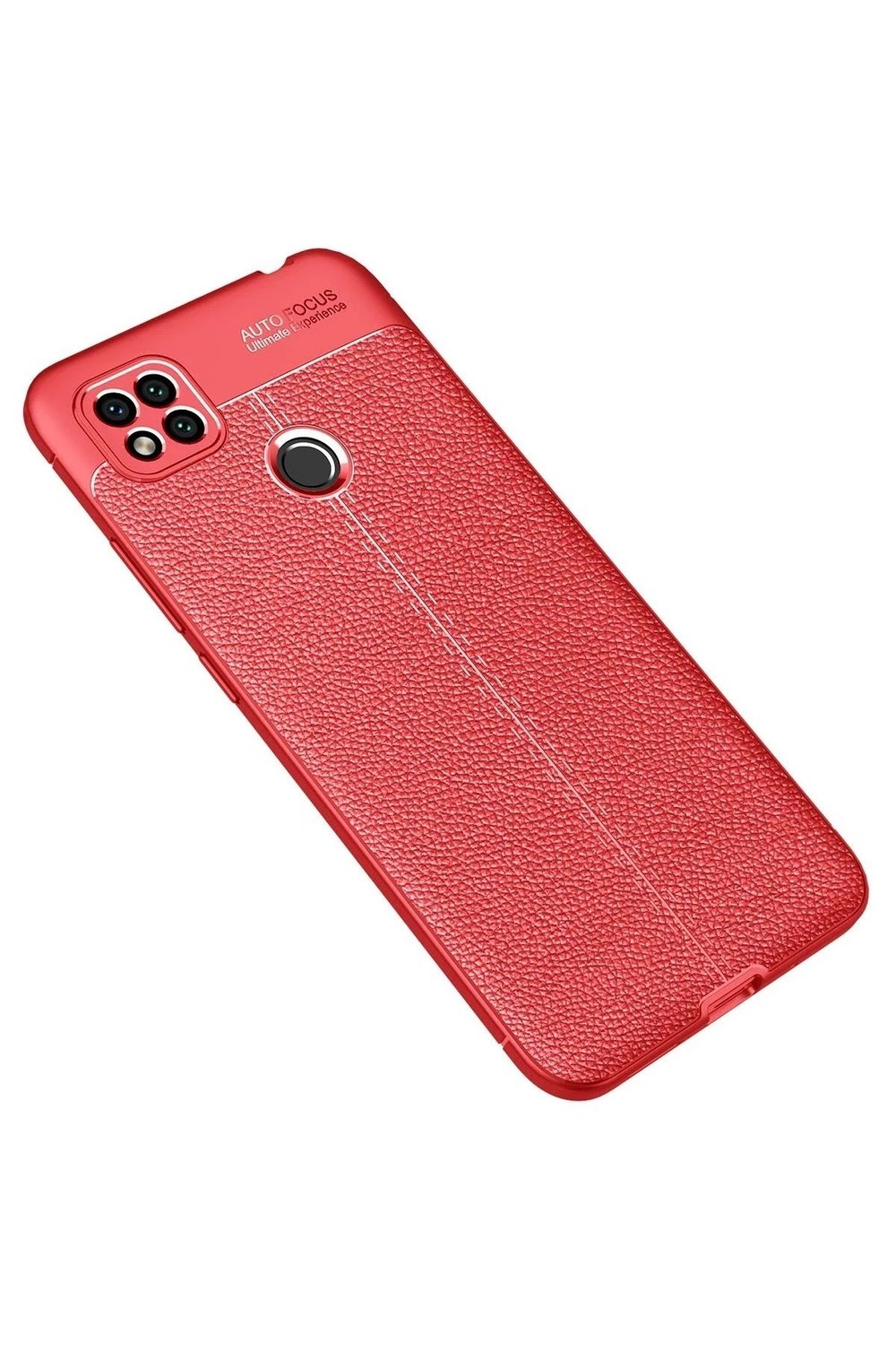 Mey İthalat®   Redmi 9C Kılıf Auto Focus Kapak - Kırmızı