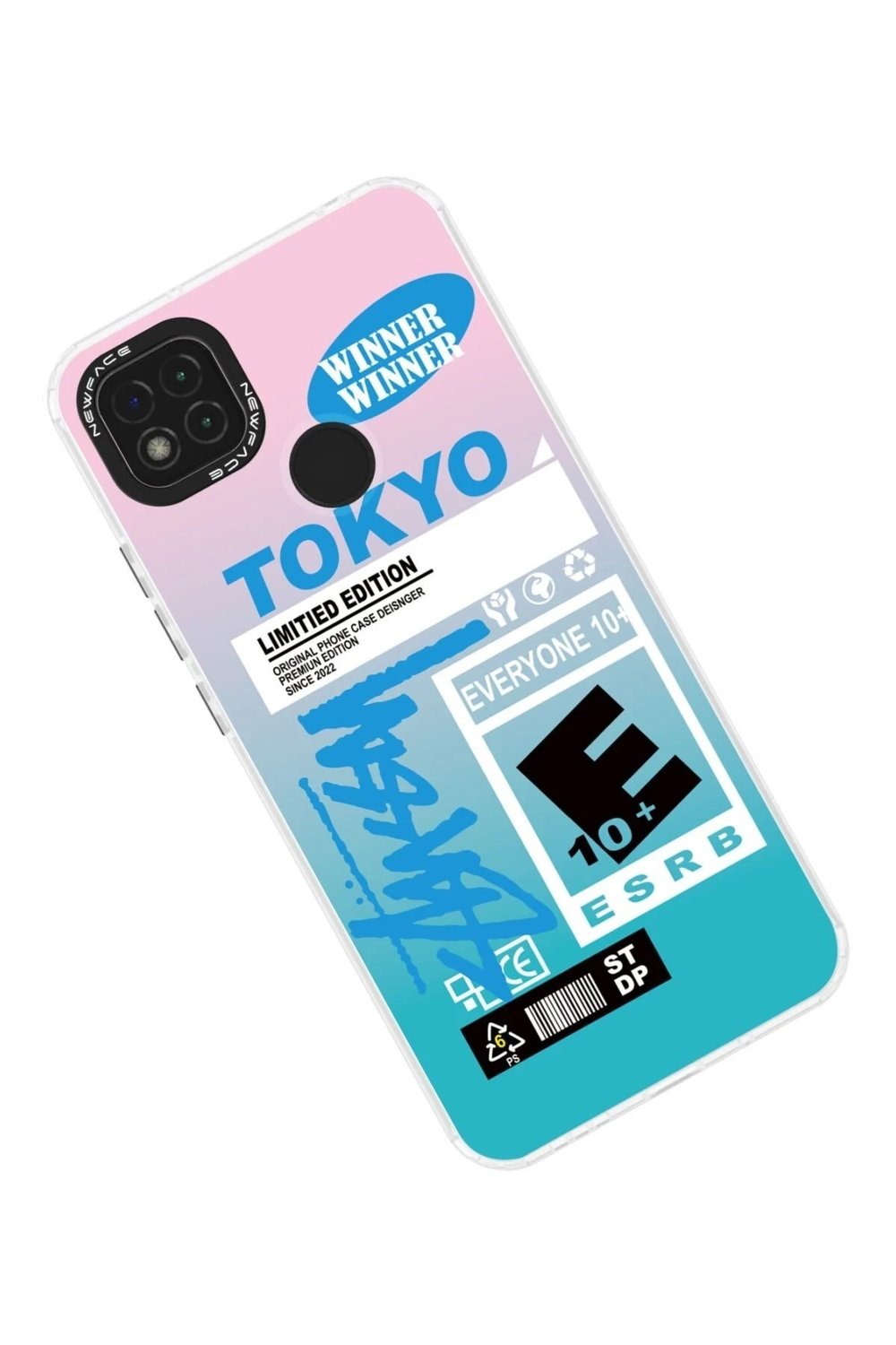 Mey İthalat®   Redmi 9C Kılıf Estoril Desenli Kapak - Estoril - 1
