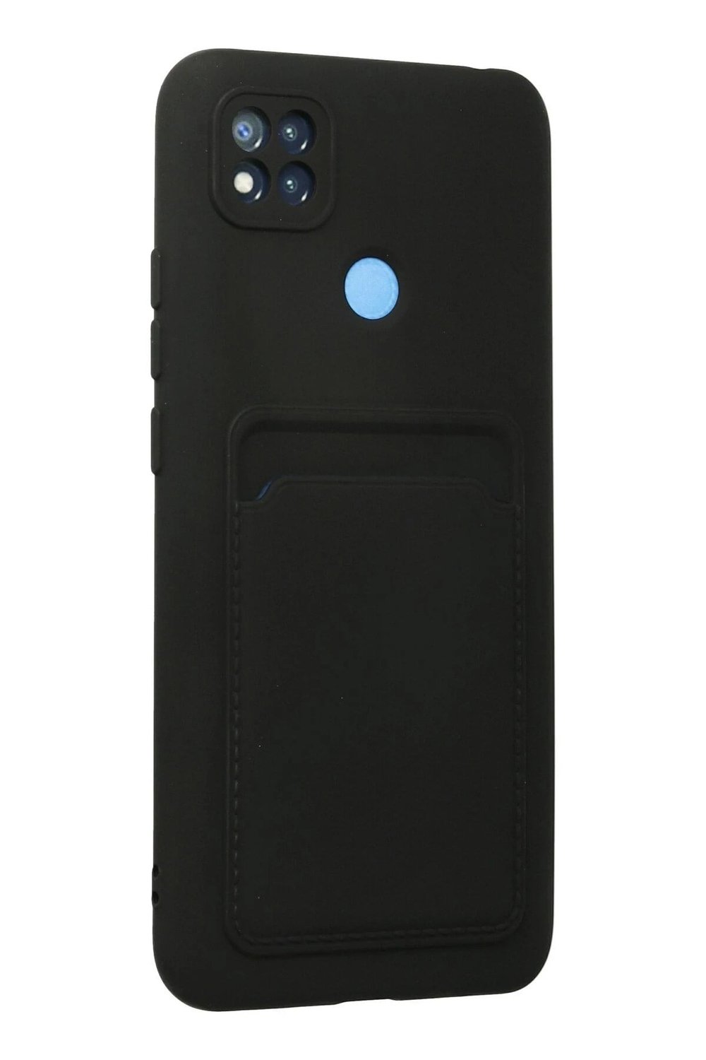 Mey İthalat®   Redmi 9C Kılıf Kelvin Kartvizitli Silikon - Siyah