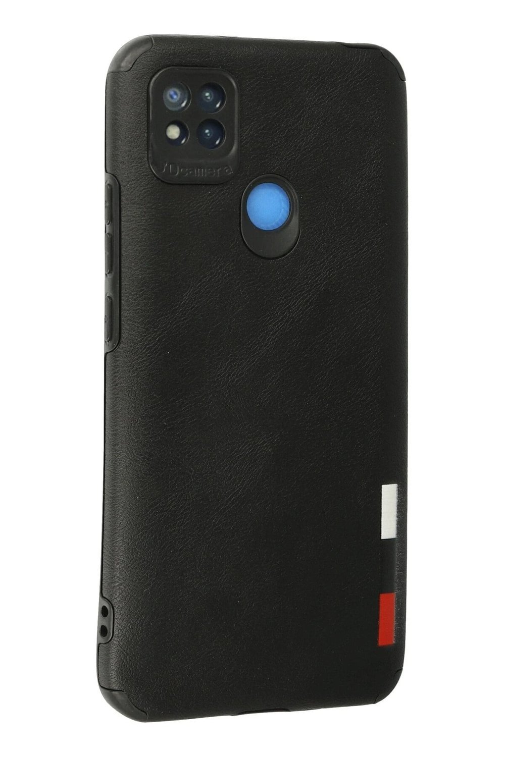Mey İthalat®   Redmi 9C Kılıf Loop Deri Silikon - Siyah