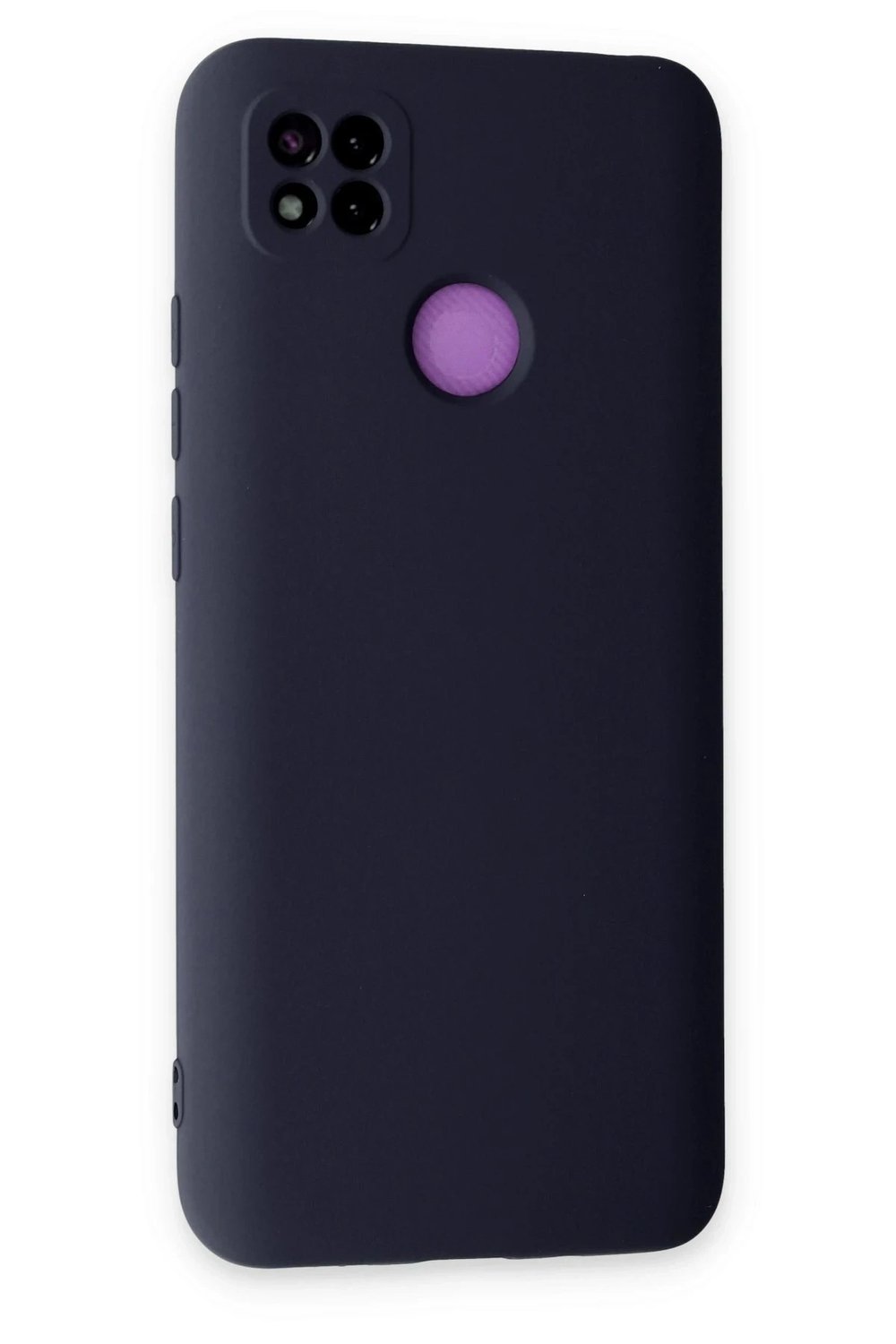 Mey İthalat®   Redmi 9C Kılıf Nano içi Kadife Silikon - Lacivert