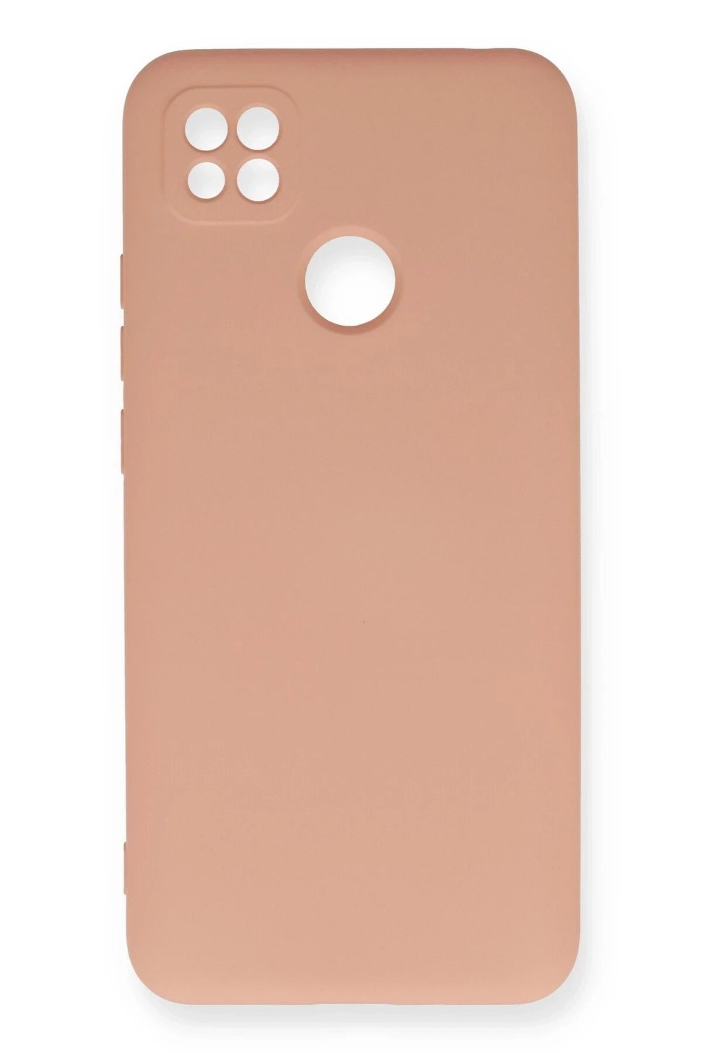 Mey İthalat®   Redmi 9C Kılıf Nano içi Kadife Silikon - Pudra