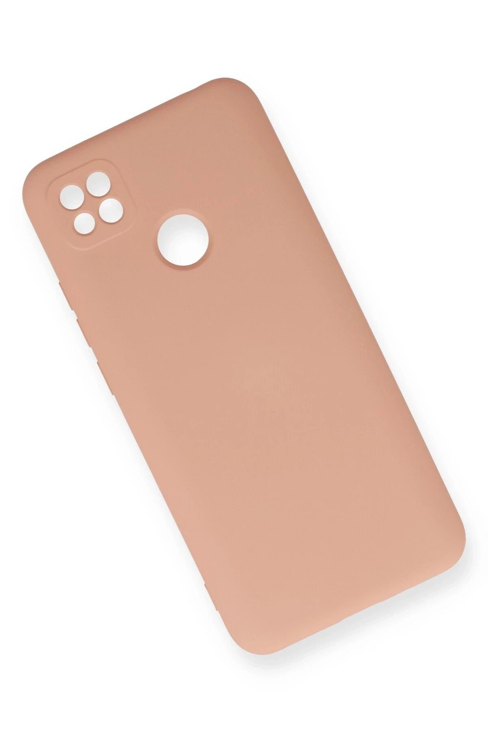 Mey İthalat®   Redmi 9C Kılıf Nano içi Kadife Silikon - Pudra