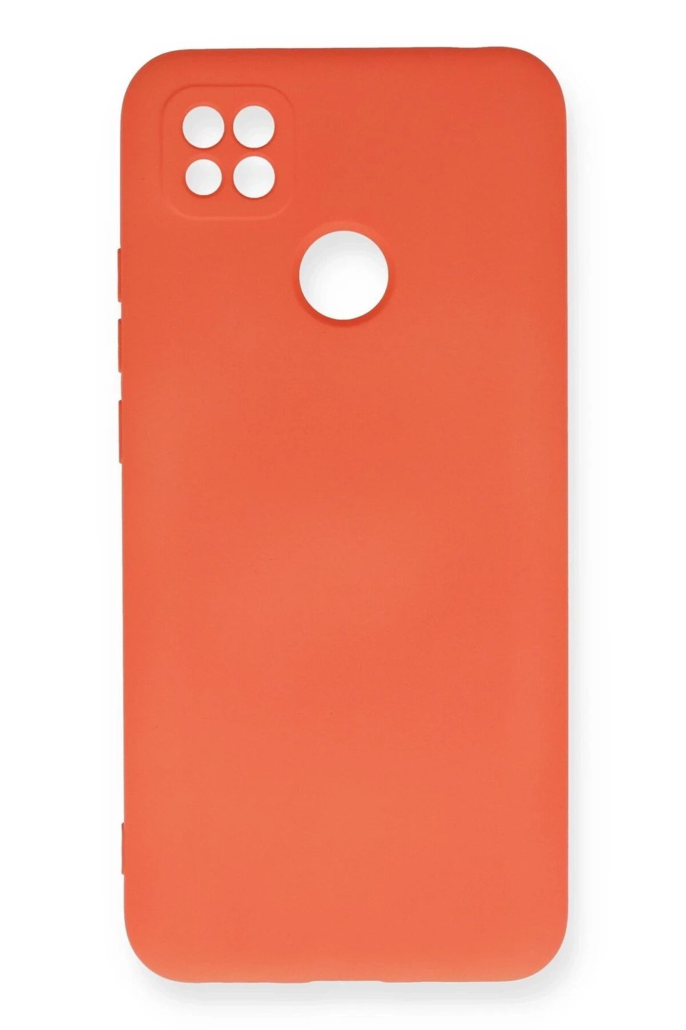 Mey İthalat®   Redmi 9C Kılıf Nano içi Kadife Silikon - Turuncu