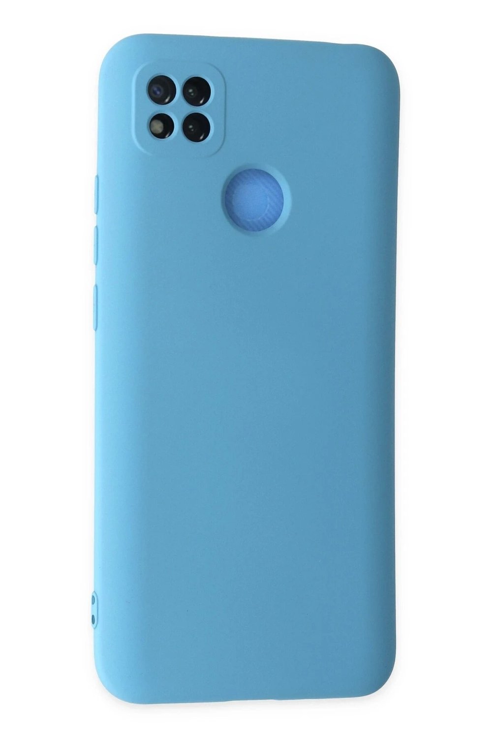 Mey İthalat®   Redmi 9C Kılıf Nano içi Kadife Silikon - Mavi