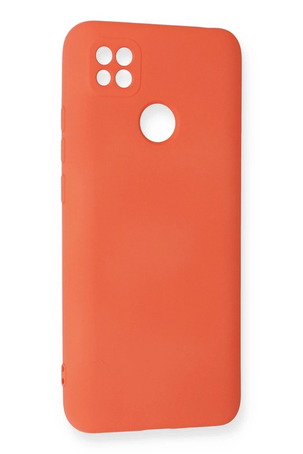Mey İthalat®   Redmi 9C Kılıf Nano içi Kadife Silikon - Turuncu