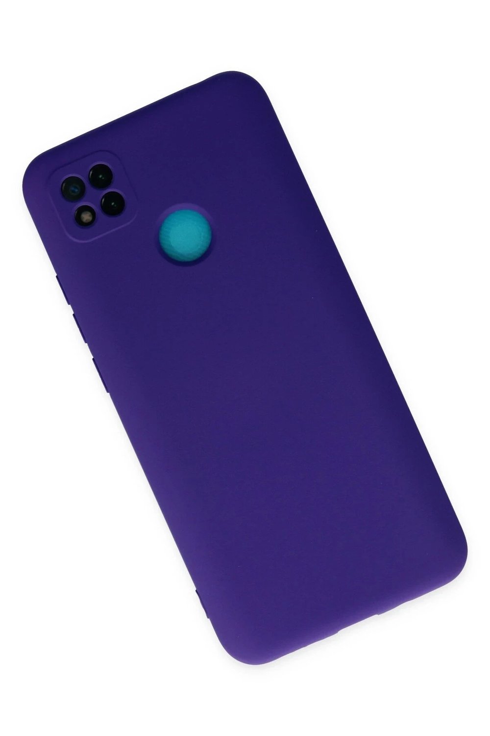Mey İthalat®   Redmi 9C Kılıf Nano içi Kadife Silikon - Mor