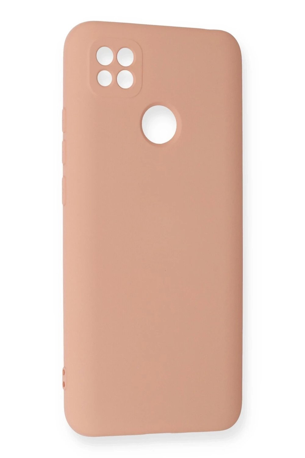 Mey İthalat®   Redmi 9C Kılıf Nano içi Kadife Silikon - Pudra