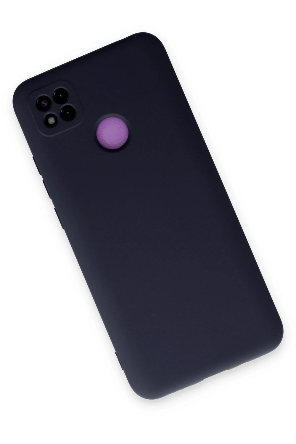 Mey İthalat®   Redmi 9C Kılıf Nano içi Kadife Silikon - Lacivert