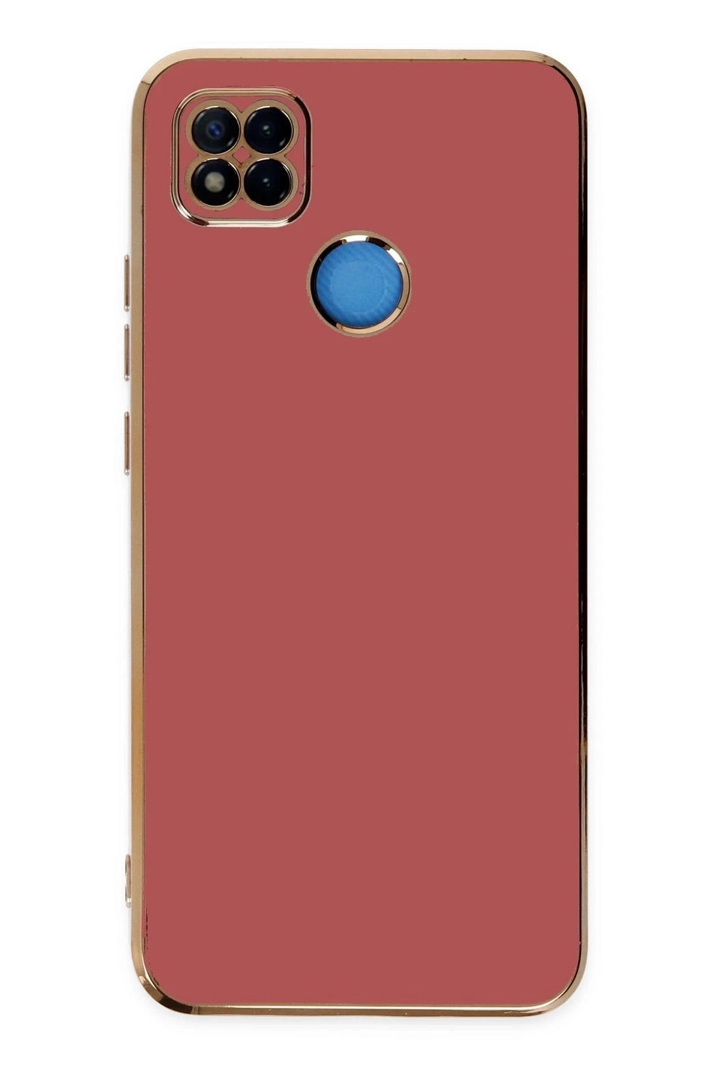Mey İthalat®   Redmi 9C Kılıf Volet Silikon - Kırmızı