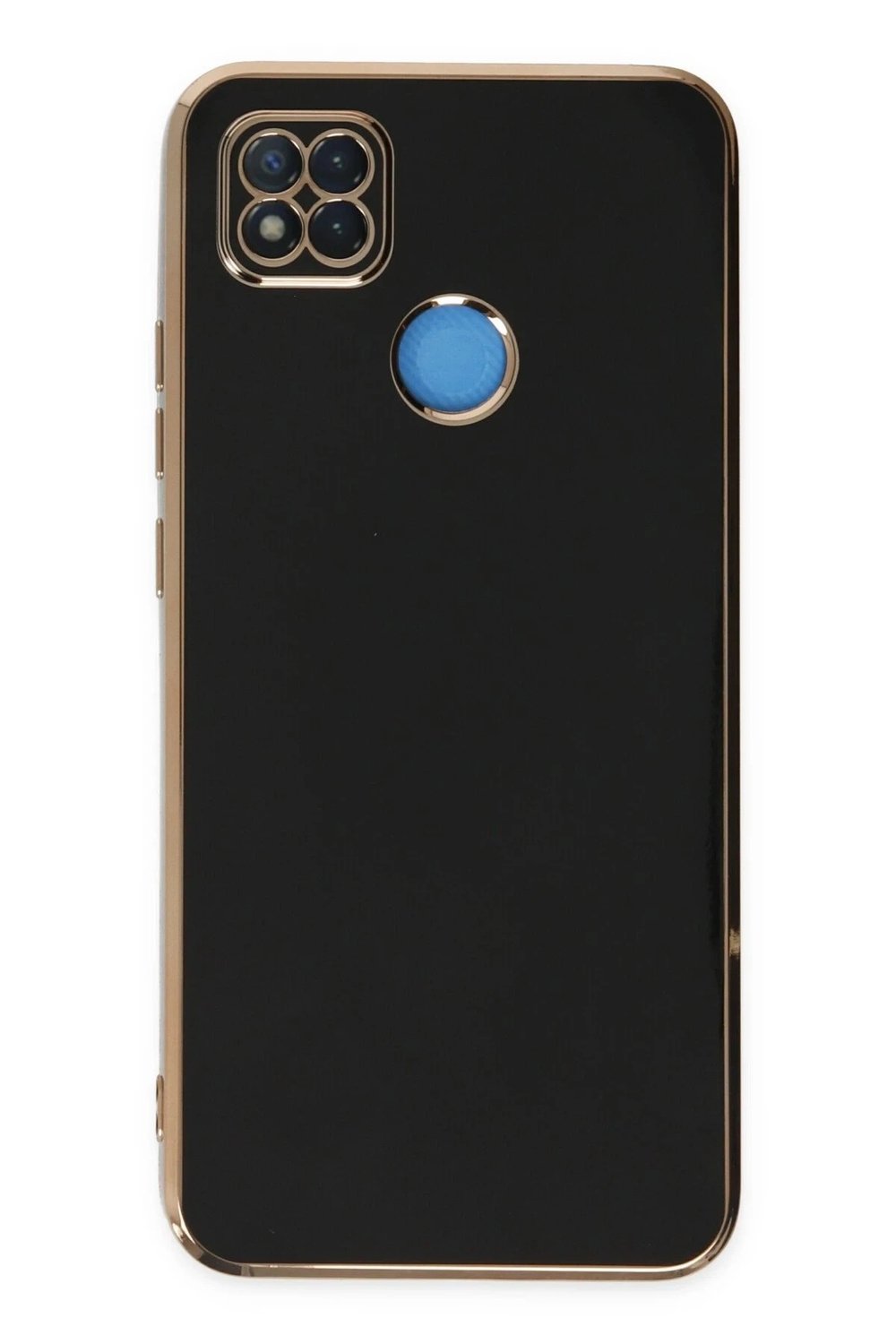 Mey İthalat®   Redmi 9C Kılıf Volet Silikon - Siyah