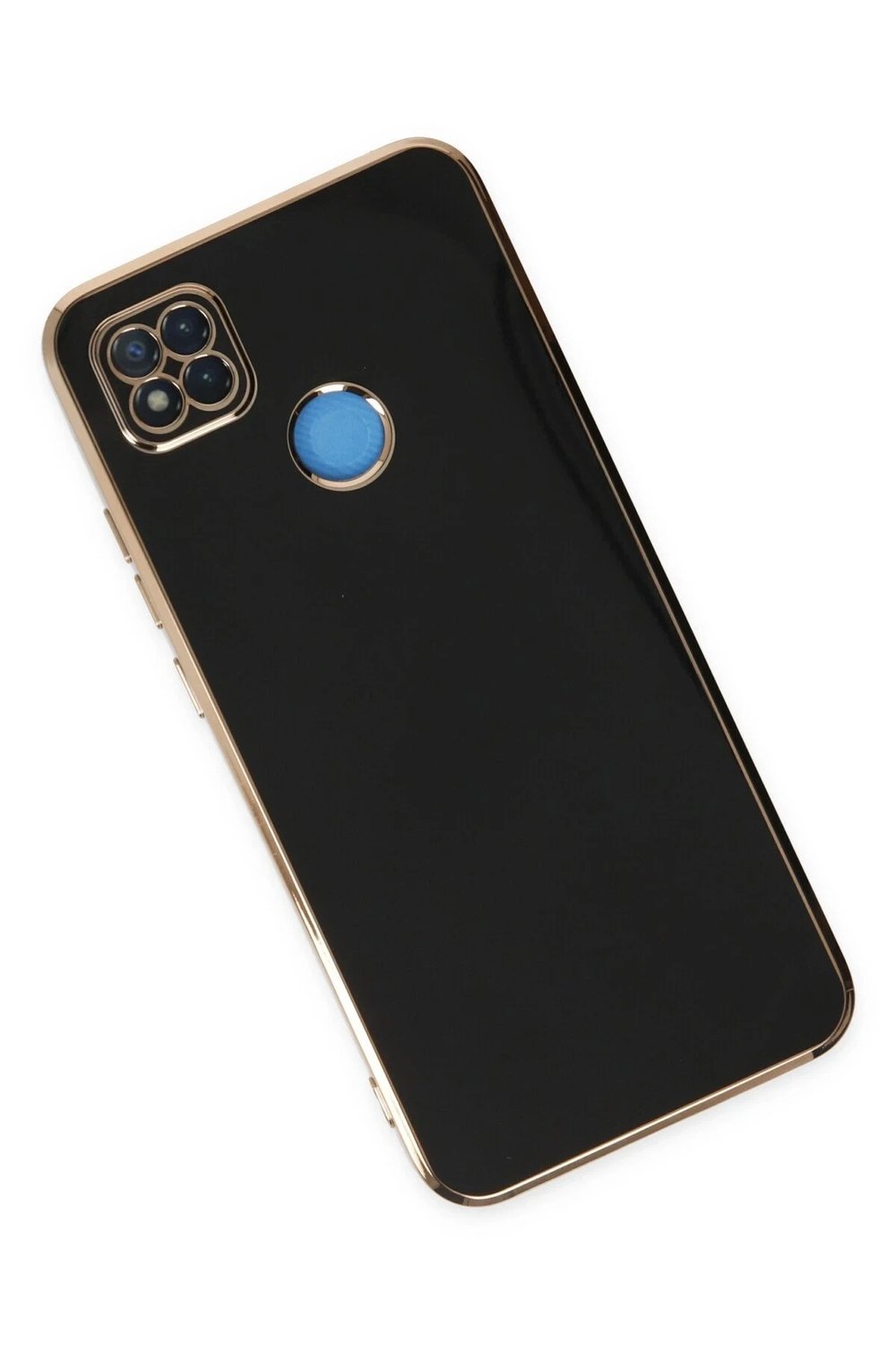 Mey İthalat®   Redmi 9C Kılıf Volet Silikon - Siyah