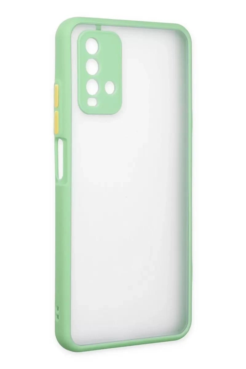 Mey İthalat®   Redmi 9T Kılıf Montreal Silikon Kapak - Turkuaz