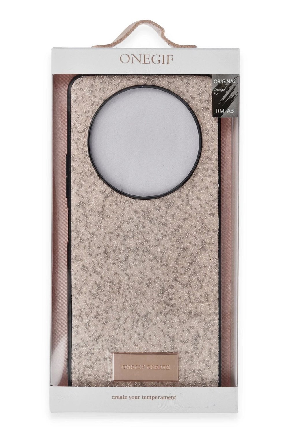 Mey İthalat®   Redmi A3 4G Bright Simli Kapak - Derin Mor