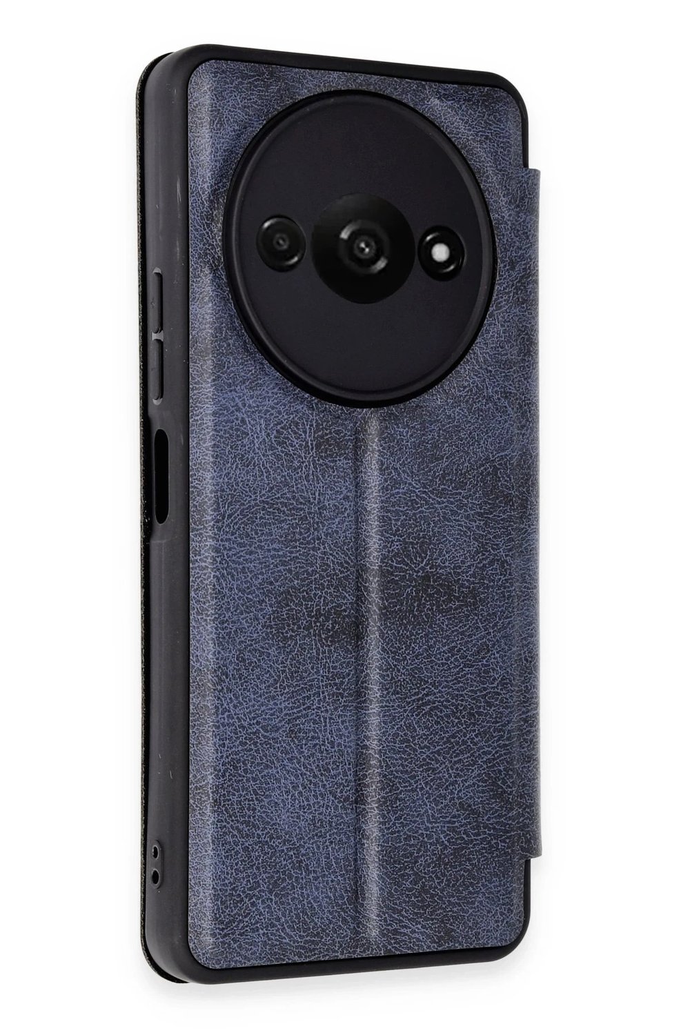 Mey İthalat®   Redmi A3 4G Kılıf Flip Cover - Lacivert