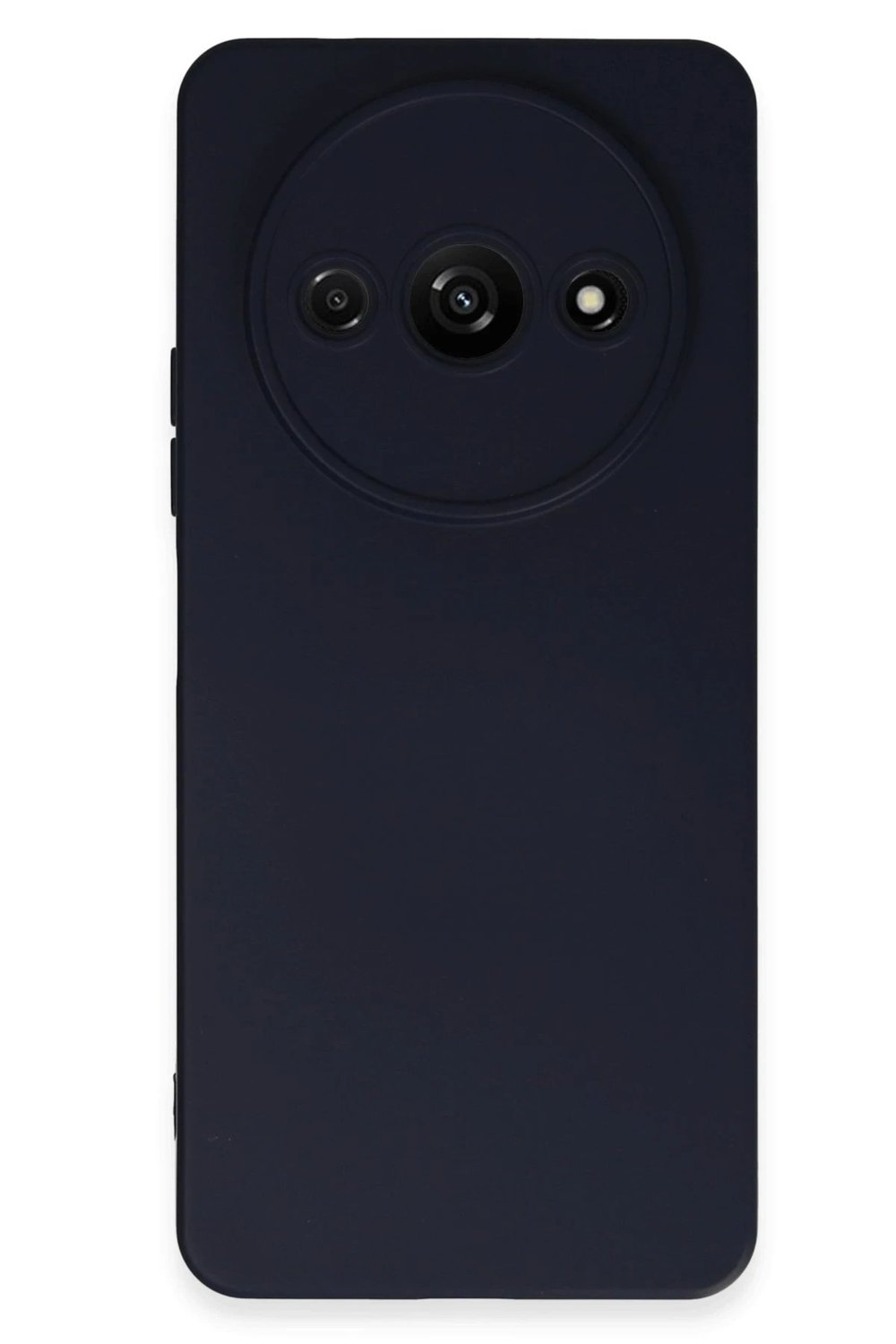 Mey İthalat®   Redmi A3 4G Kılıf Nano içi Kadife Silikon - Lacivert