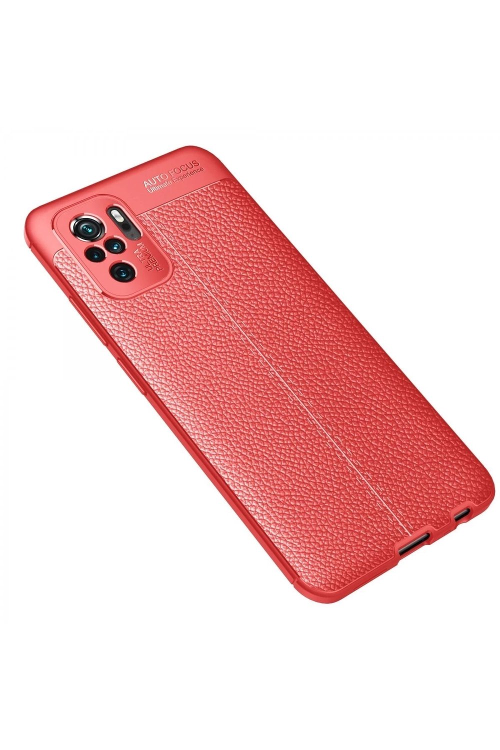 Mey İthalat®   Redmi Note 10 Kılıf Auto Focus Kapak - Kırmızı