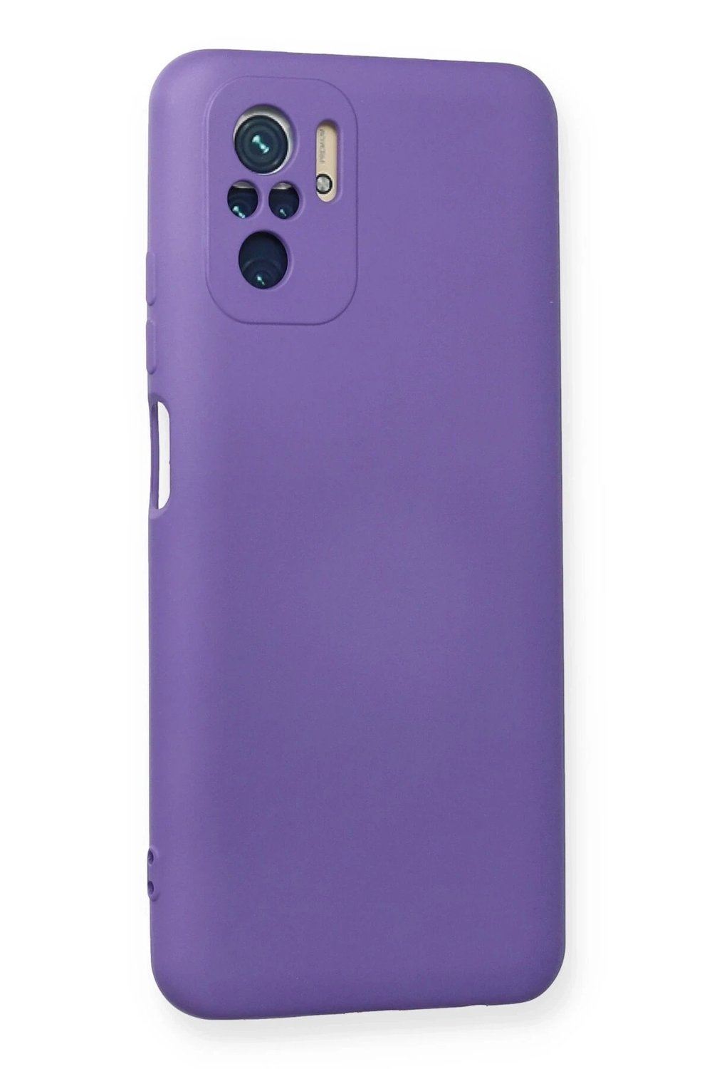 Mey İthalat®   Redmi Note 10 Kılıf Nano içi Kadife Silikon - Mor
