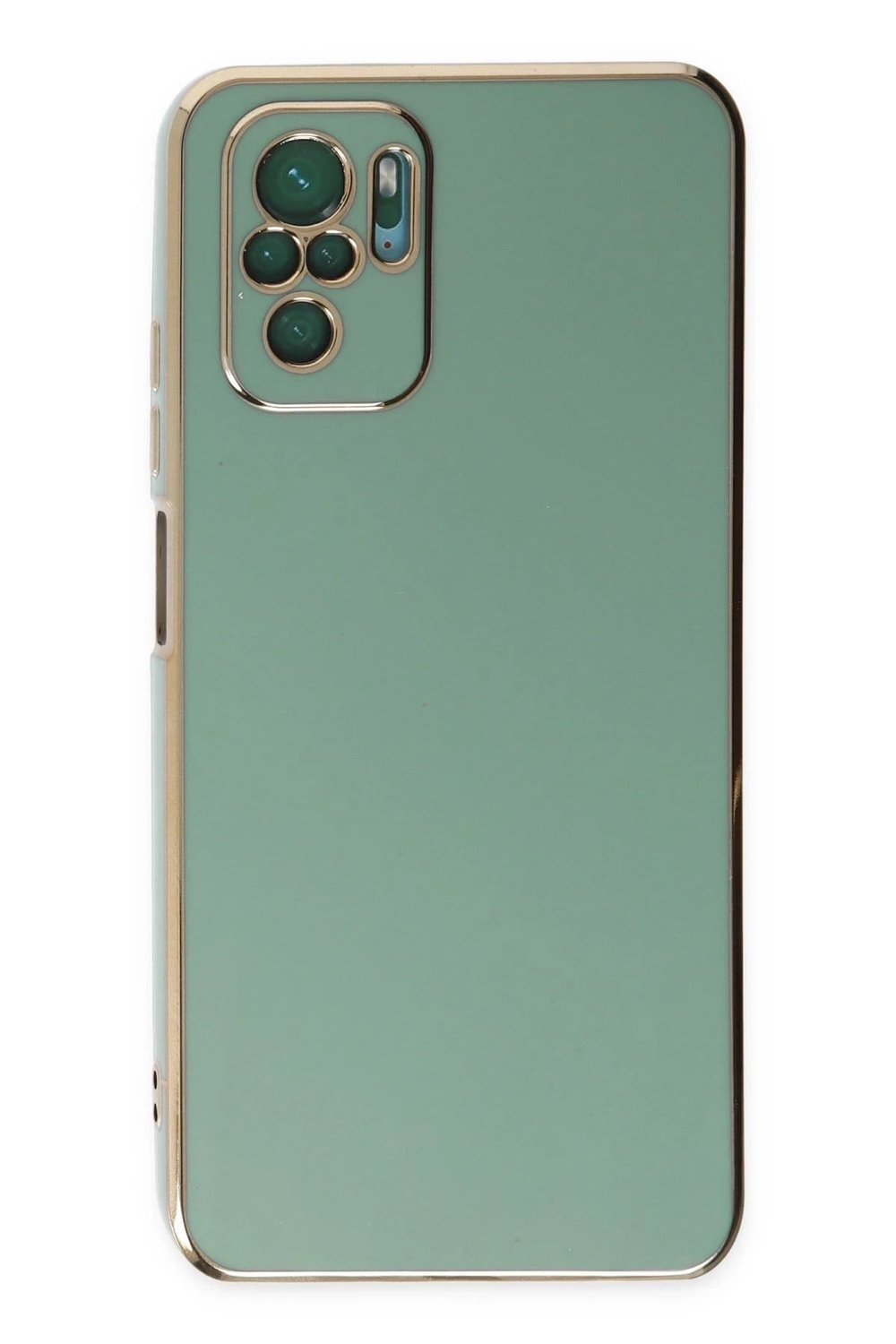 Mey İthalat®   Redmi Note 10 Kılıf Volet Silikon - Açık Yeşil