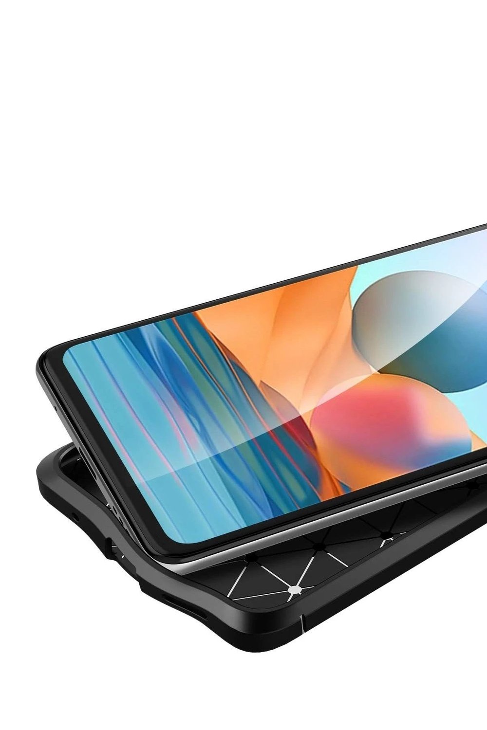 Mey İthalat®   Redmi Note 10 Pro Kılıf Auto Focus Kapak - Kırmızı
