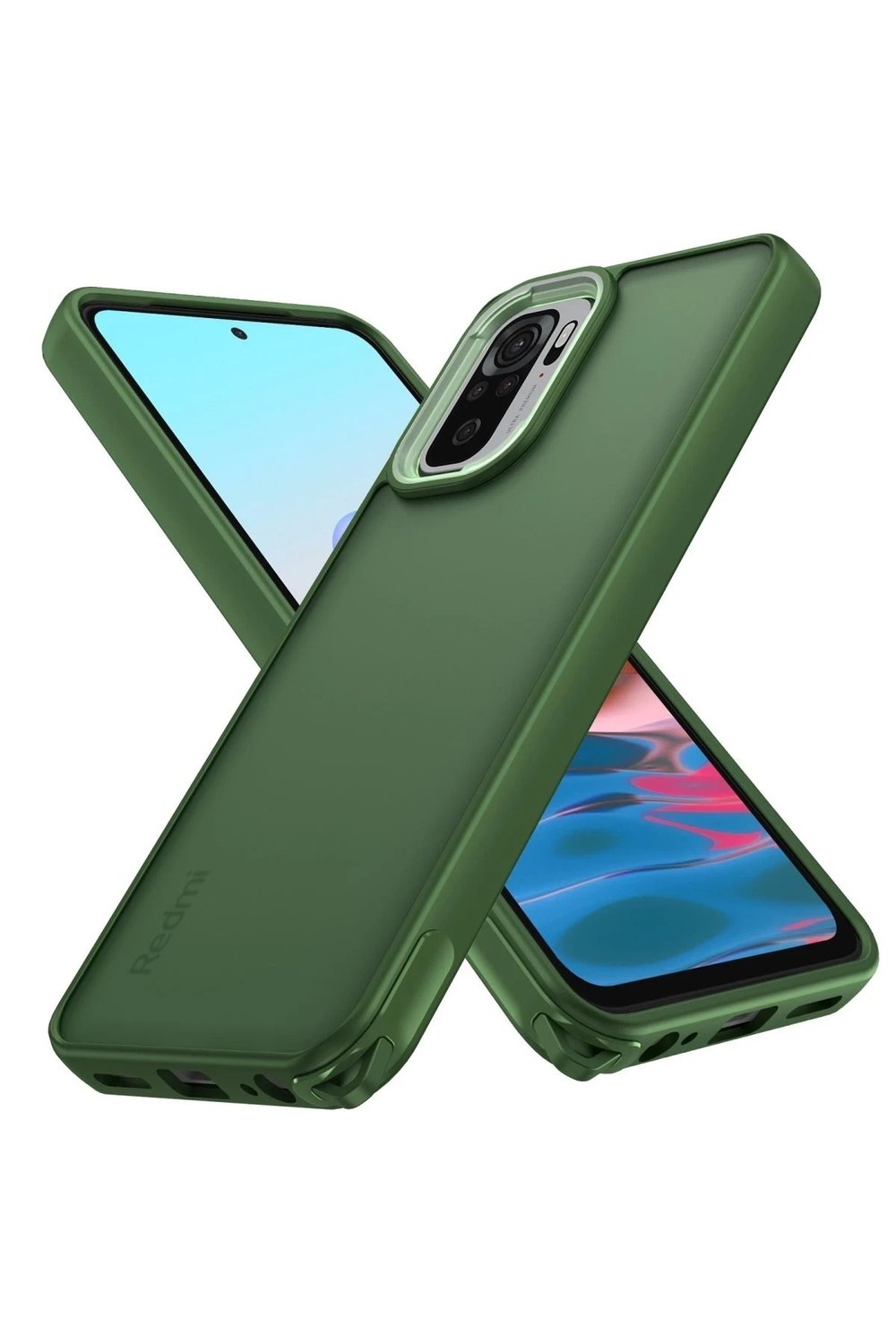 Mey İthalat®   Redmi Note 10 Pro Kılıf Elegant Kapak - Yeşil