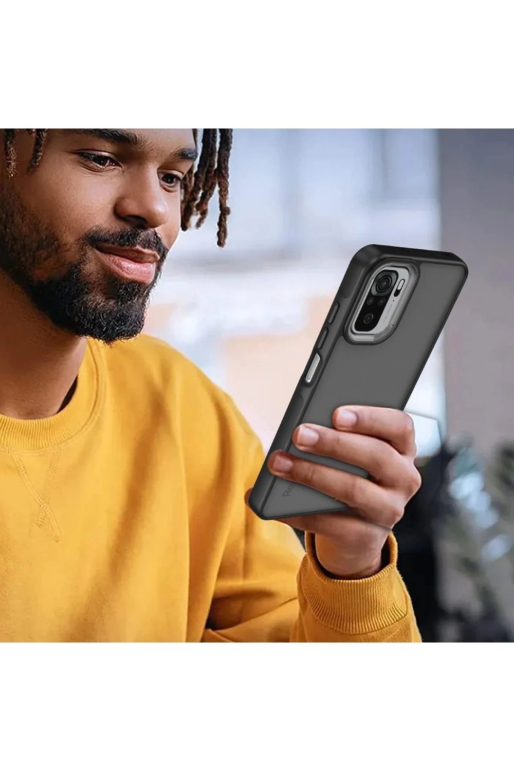 Mey İthalat®   Redmi Note 10 Pro Kılıf Elegant Kapak - Yeşil