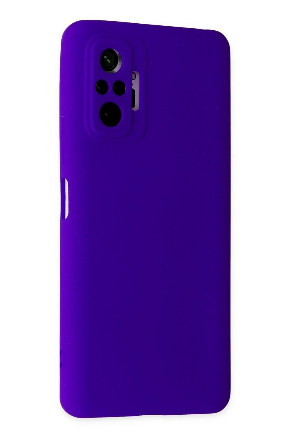Mey İthalat®   Redmi Note 10 Pro Kılıf Nano içi Kadife Silikon - Mor
