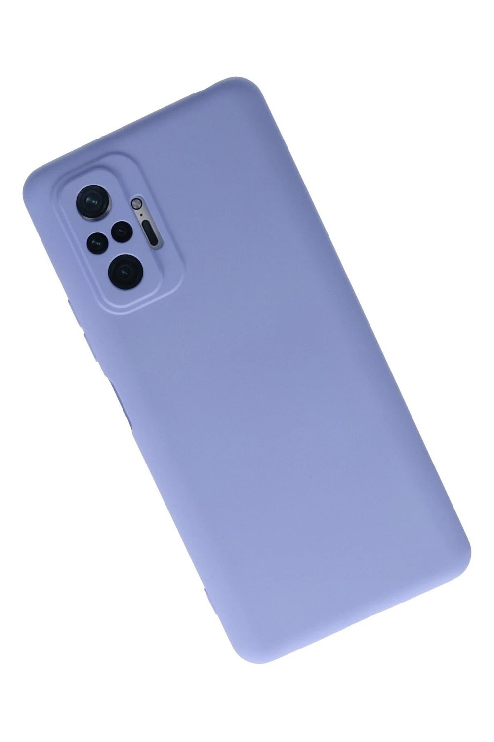 Mey İthalat®   Redmi Note 10 Pro Kılıf Nano içi Kadife Silikon - Lila