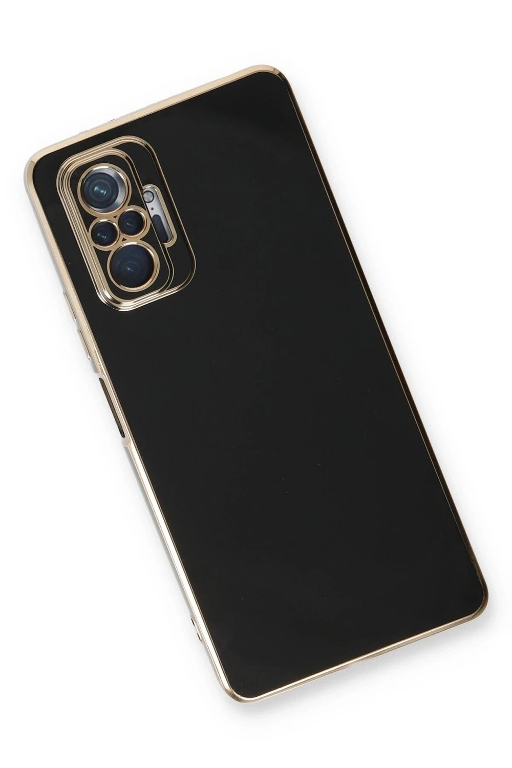 Mey İthalat®   Redmi Note 10 Pro Kılıf Volet Silikon - Siyah