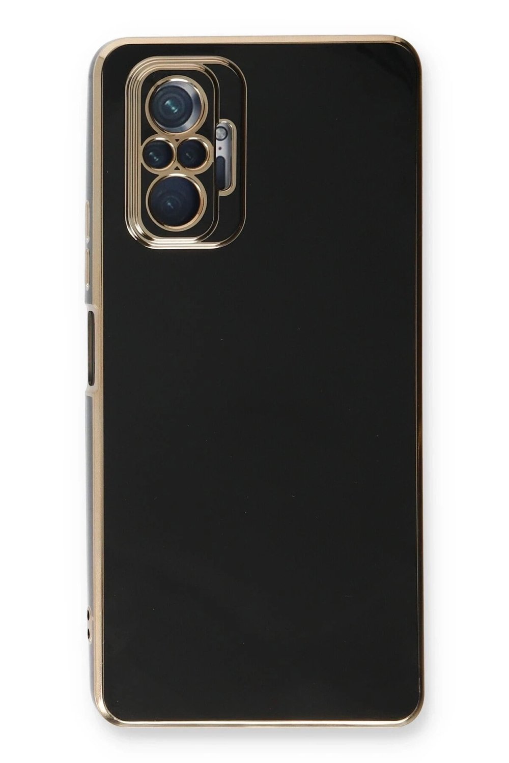 Mey İthalat®   Redmi Note 10 Pro Kılıf Volet Silikon - Siyah