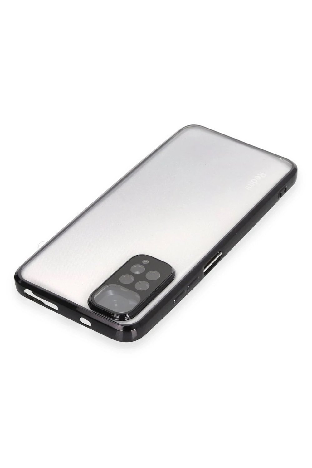 Mey İthalat®   Redmi Note 11 Kılıf  Lensli Silikon - Siyah