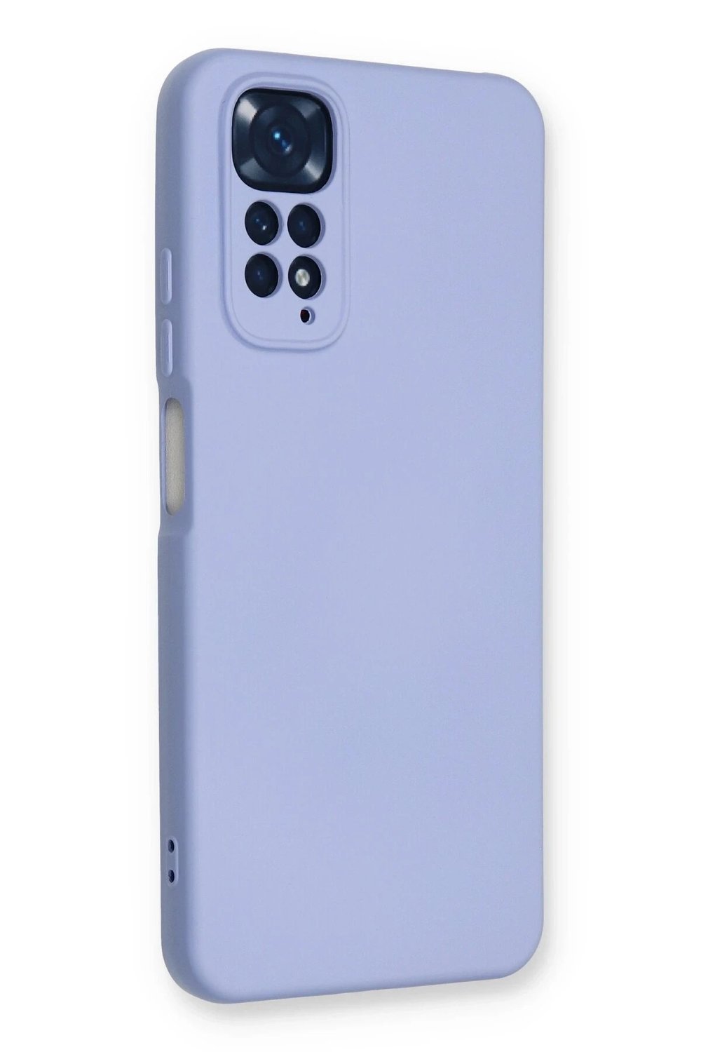 Mey İthalat®   Redmi Note 11 Kılıf Nano içi Kadife Silikon - Lila