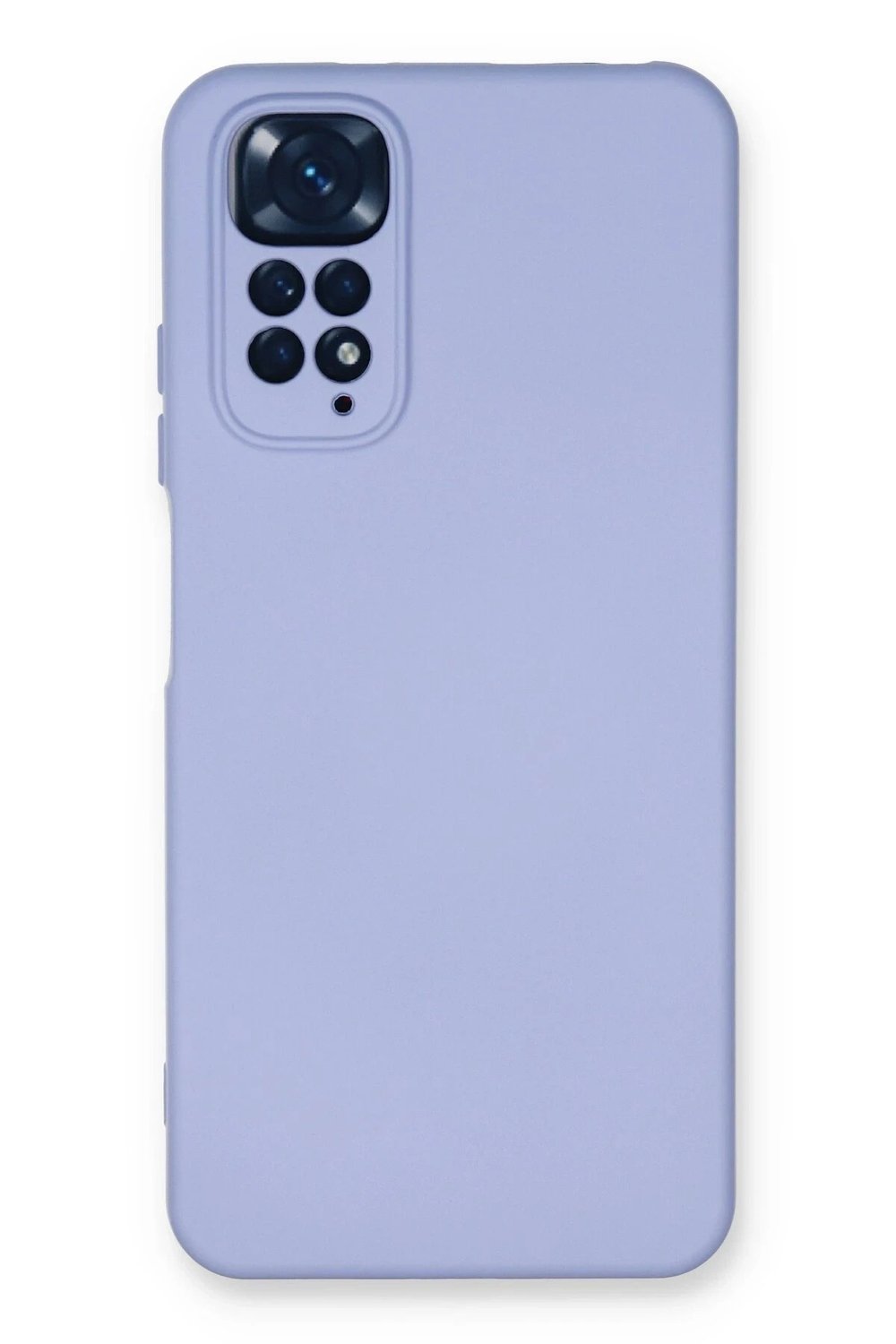 Mey İthalat®   Redmi Note 11 Kılıf Nano içi Kadife Silikon - Lila