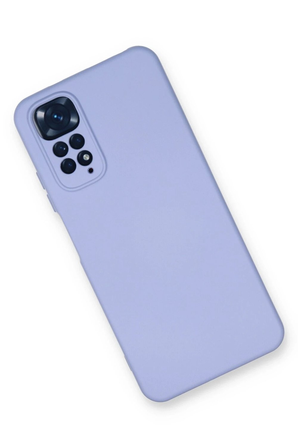 Mey İthalat®   Redmi Note 11 Kılıf Nano içi Kadife Silikon - Lila