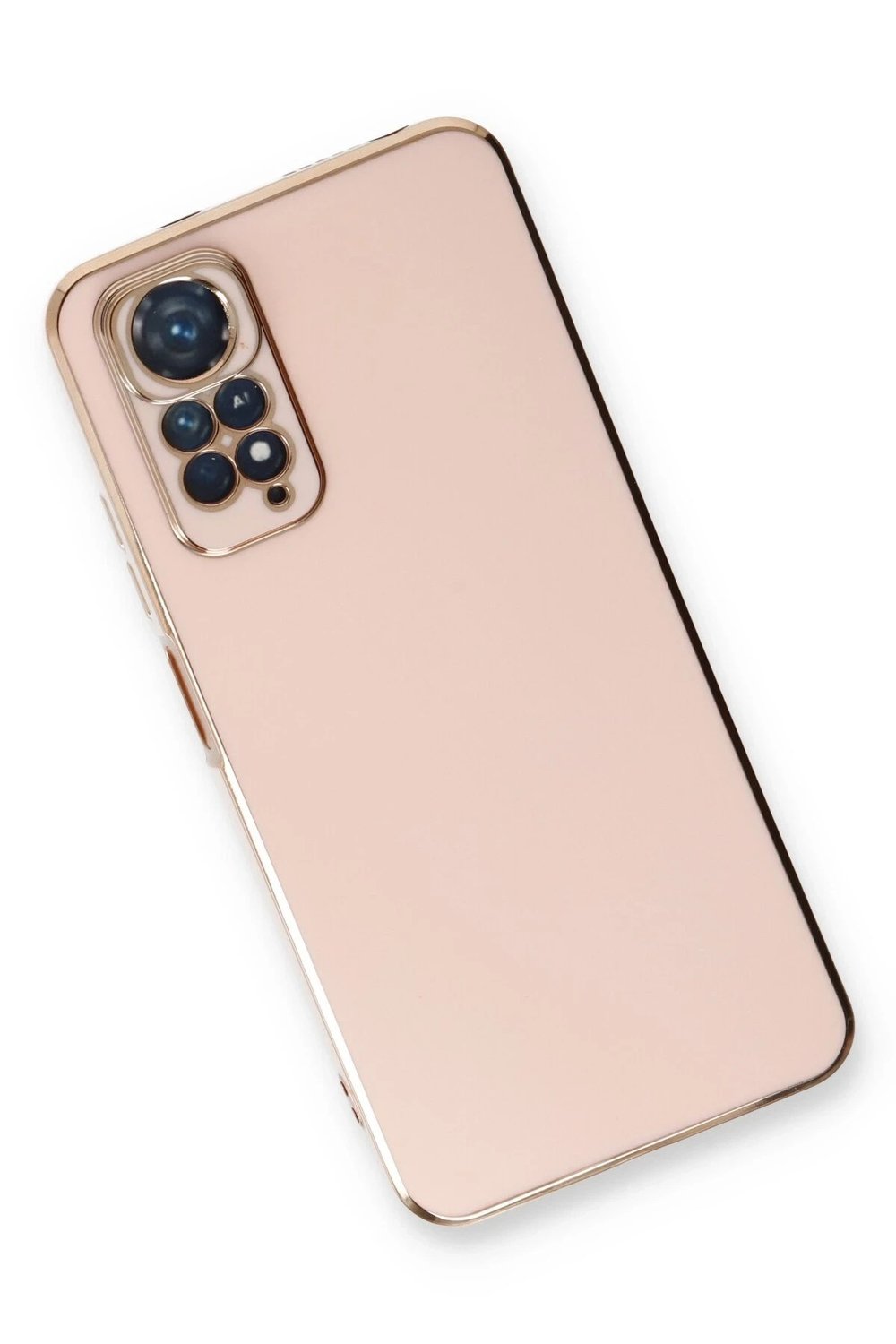 Mey İthalat®   Redmi Note 11 Kılıf Volet Silikon - Pembe