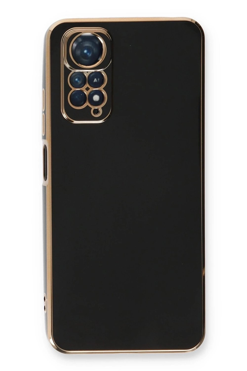 Mey İthalat®   Redmi Note 11 Kılıf Volet Silikon - Siyah