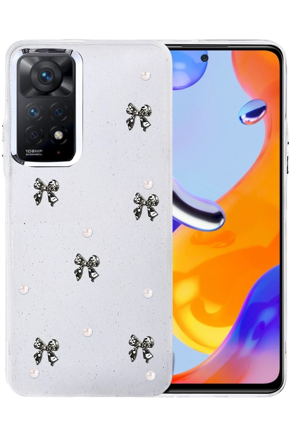 Mey İthalat®   Redmi Note 11 Pro Fiyonk Desenli Kapak - Desen 8