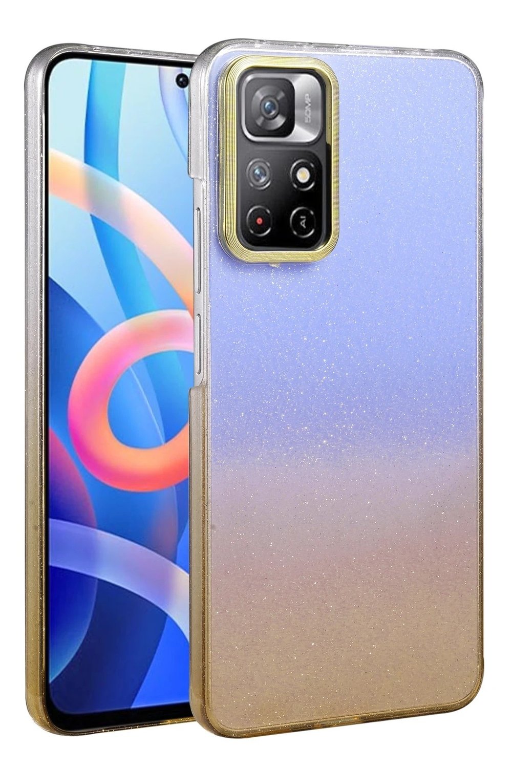 Mey İthalat®   Redmi Note 11 Pro Glossy Kapak - Çöl Titanyum