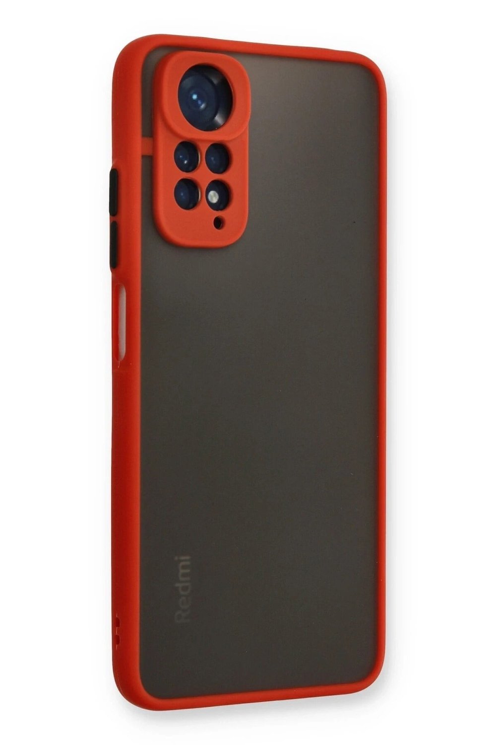 Mey İthalat®   Redmi Note 11 Pro Kılıf Montreal Silikon Kapak - Kırmızı