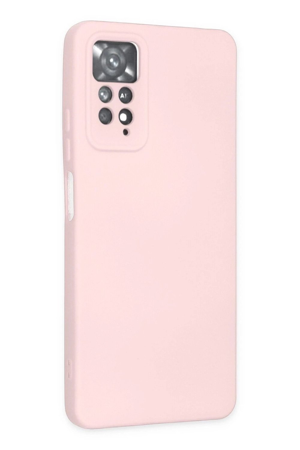 Mey İthalat®   Redmi Note 11 Pro Kılıf Nano içi Kadife Silikon - Pudra