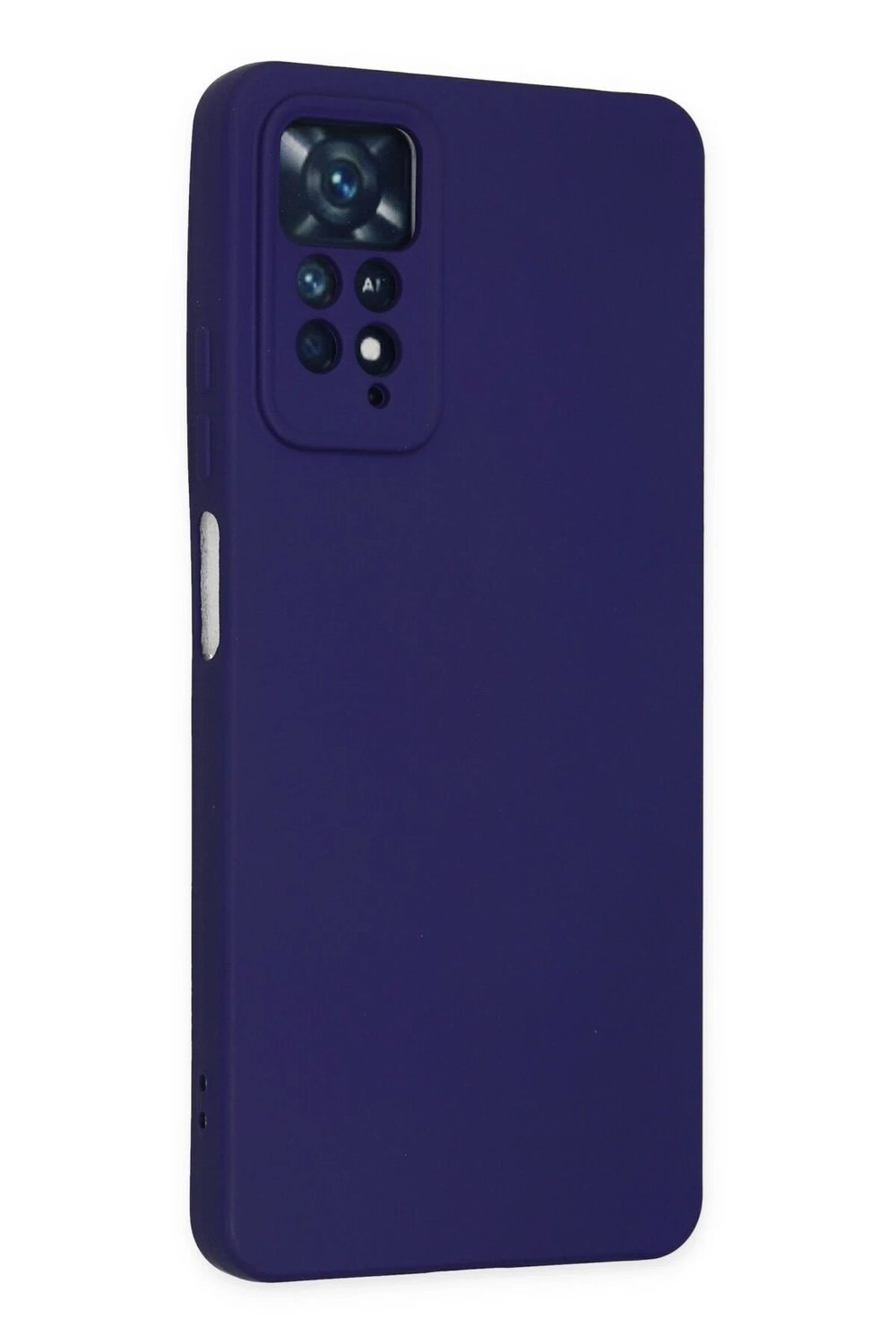 Mey İthalat®   Redmi Note 11 Pro Kılıf Nano içi Kadife Silikon - Mor