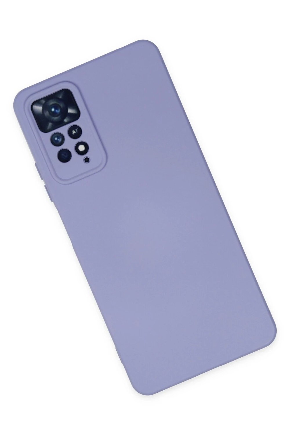 Mey İthalat®   Redmi Note 11 Pro Kılıf Nano içi Kadife Silikon - Lila