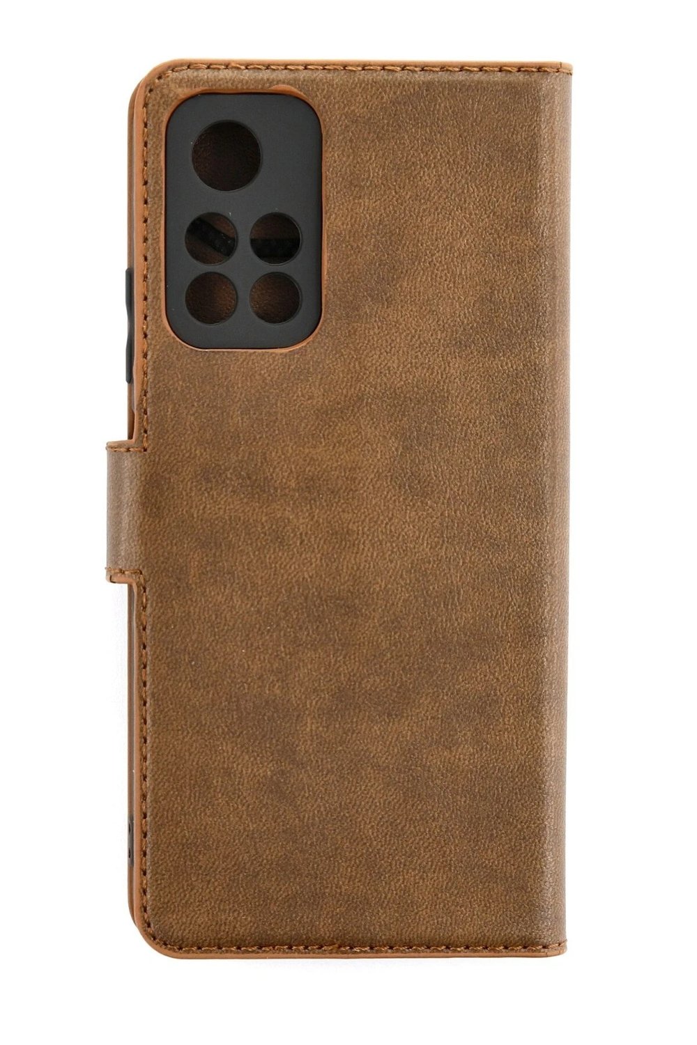 Mey İthalat®   Redmi Note 11T Kılıf Trend S Plus Kapaklı Kılıf - Taba