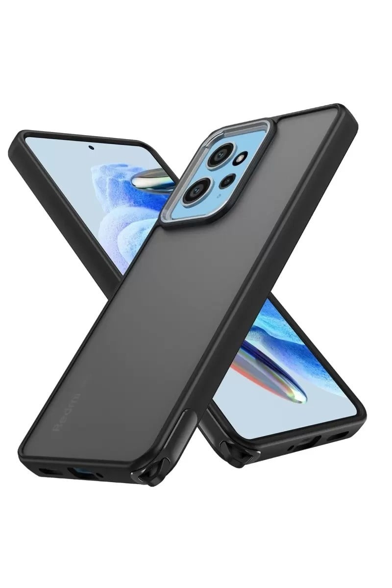 Mey İthalat®   Redmi Note 12 4G Kılıf Elegant Kapak - Siyah